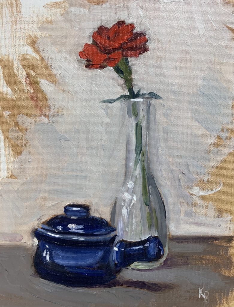 Blue Carnation Study